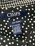 Chaps 100% Cotton Polka Dots Black Long Sleeve Blouse Size 1X - photo 7