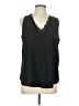 Unbranded Black Sleeveless Blouse Size L - photo 1