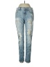 Bullhead Hearts Blue Jeans Size 1 - photo 1