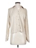 MICHAEL Michael Kors 100% Polyester Polka Dots Ivory Long Sleeve Blouse Size S - photo 1
