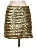 Lulus 100% Polyester Metallic Gold Formal Skirt Size XS - photo 2