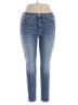 7 For All Mankind Stripes Blue Jeans Size 34 waist - photo 1