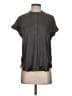 Old Navy 100% Polyester Gray Brown Short Sleeve Blouse Size XS - photo 1