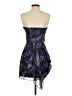 Guess 100% Polyester Floral Blue Cocktail Dress Size 4 - photo 2