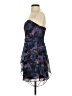 Guess 100% Polyester Floral Blue Cocktail Dress Size 4 - photo 5