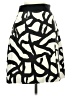 Assorted Brands Graphic Ivory Casual Skirt Size 2 - photo 2