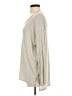 White Birch Silver Tan Long Sleeve Top Size S - photo 5