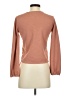 TeXTURE & THREAD Madewell Brown Long Sleeve Blouse Size XXS - photo 2