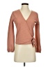 TeXTURE & THREAD Madewell Brown Long Sleeve Blouse Size XXS - photo 1