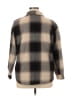 Shein 100% Polyester Plaid Brown Jacket Size XL - photo 2