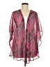 Sun & Shadow 100% Polyester Pink Kimono Size Med - Lg - photo 1