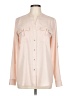 Calvin Klein 100% Polyester Color Block Pink Long Sleeve Blouse Size L (estimated) - photo 1