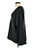 By Anthropologie Metallic Black Pullover Sweater Size XS - photo 5