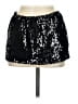 Shein 100% Polyester Black Silver Casual Skirt Size M - photo 1