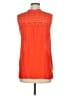 E&M Collection Orange Sleeveless Blouse Size M - photo 2