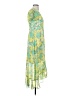 Kensie 100% Polyester Tropical Green Cocktail Dress Size 0 - photo 4