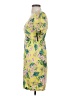 Guess 100% Polyester Tropical Yellow Cocktail Dress Size 2 - photo 5