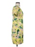 Guess 100% Polyester Tropical Yellow Cocktail Dress Size 2 - photo 4