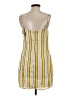 About Us 100% Polyester Stripes Yellow Casual Dress Size S - photo 2