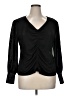 Assorted Brands Black Long Sleeve Blouse Size XL - photo 1