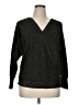 JM Collection Metallic Black Pullover Sweater Size XL - photo 1