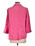 Cato Pink 3/4 Sleeve Button-Down Shirt Size L - photo 2