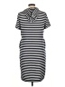 West Loop Stripes Black Casual Dress Size L - photo 2