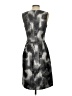 Lela Rose 100% Polyester Graphic Gray Cocktail Dress Size 4 - photo 2