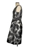 Lela Rose 100% Polyester Graphic Gray Cocktail Dress Size 4 - photo 5