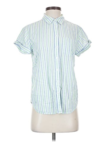 Caslon Short Sleeve Button-Down Shirt (view 1)