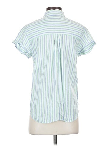 Caslon Short Sleeve Button-Down Shirt (view 2)