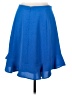 J.Crew 100% Polyester Solid Blue Formal Skirt Size 4 - photo 2