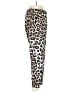 Banana Republic 100% Polyester Animal Print Ivory Casual Pants Size S - photo 4