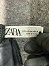 Zara Metallic Black Casual Pants Size M - photo 7