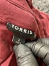 Torrid 100% Rayon Burgundy Long Sleeve Button-Down Shirt Size 2X Plus (2) - photo 4