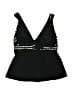 Robin Piccone Houndstooth Black Swimsuit Top Size S - photo 2