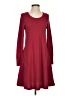 Evy's Tree Solid Burgundy Casual Dress Size XS - photo 1