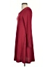 Evy's Tree Solid Burgundy Casual Dress Size XS - photo 5