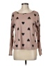 Unbranded Hearts Pink Long Sleeve T-Shirt Size M - photo 1