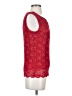 Connected Apparel Red Sleeveless Blouse Size S - photo 4
