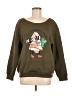 Unbranded 100% Polyester Graphic Green Sweatshirt Size M (estimated) - photo 1