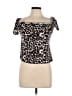 Shein Brown Short Sleeve Top Size 12 - photo 1