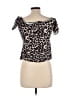 Shein Brown Short Sleeve Top Size 12 - photo 2