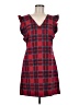 Vineyard Vines Plaid Red Casual Dress Size 8 - photo 1