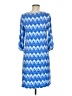Pixley Chevron-herringbone Blue Casual Dress Size M - photo 2