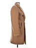 Boohoo 100% Polyester Tan Coat Size 4 - photo 4