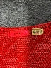 Lux Chevron-herringbone Red Pullover Sweater Size M - photo 7