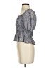 Entro 100% Polyester Gray 3/4 Sleeve Blouse Size S - photo 5
