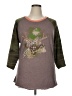 Alternative Earth Brown 3/4 Sleeve T-Shirt Size XL - photo 1