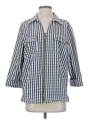 Anne Klein 3/4 Sleeve Button-Down Shirt (view 1)